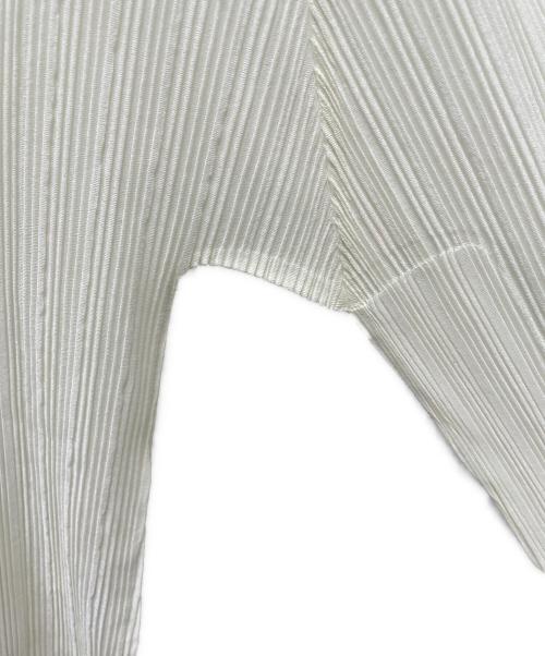 PLEATS PLEASE（プリーツプリーズ）PLEATS PLEASE (プリーツプリーズ) プリーツブラウス アイボリー サイズ:3の古着・服飾アイテム