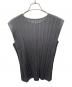 PLEATS PLEASE (プリーツプリーズ) ノースリーブプリーツブラウス ブラック サイズ:3：12000円