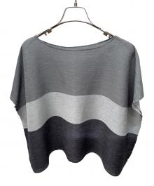 me ISSEY MIYAKE（ミーイッセイ ミヤケ）の古着「ノースリーブカットソー」｜グレー