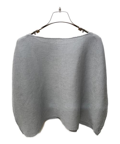 me ISSEY MIYAKE（ミーイッセイ ミヤケ）me ISSEY MIYAKE (ミーイッセイ ミヤケ) ノースリーブカットソー グレー サイズ:FREEの古着・服飾アイテム