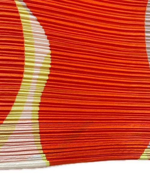 PLEATS PLEASE（プリーツプリーズ）PLEATS PLEASE (プリーツプリーズ) プリーツカットソー オレンジ サイズ:3の古着・服飾アイテム