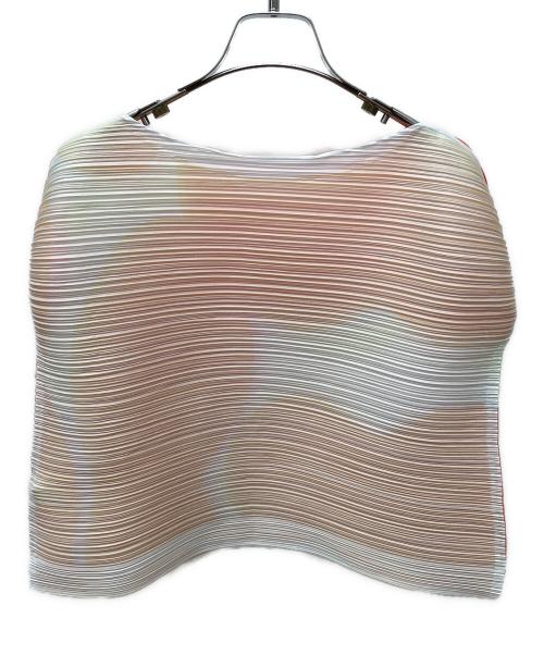 PLEATS PLEASE（プリーツプリーズ）PLEATS PLEASE (プリーツプリーズ) プリーツカットソー オレンジ サイズ:3の古着・服飾アイテム