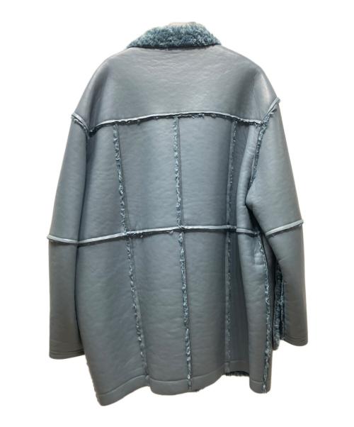 MAISON SPECIAL（メゾンスペシャル）MAISON SPECIAL (メゾンスペシャル) リバーシブルヴィーガンムートンコート スカイブルー サイズ:FREEの古着・服飾アイテム