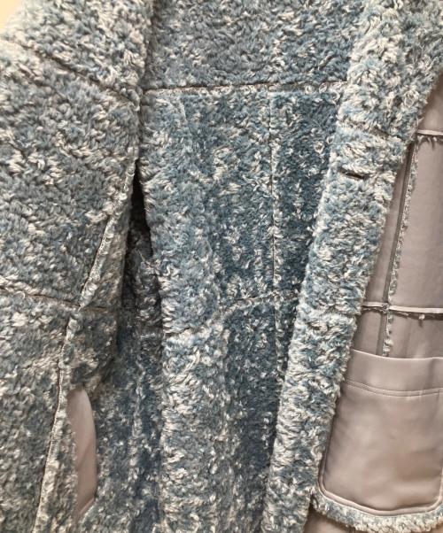 MAISON SPECIAL（メゾンスペシャル）MAISON SPECIAL (メゾンスペシャル) リバーシブルヴィーガンムートンコート スカイブルー サイズ:FREEの古着・服飾アイテム