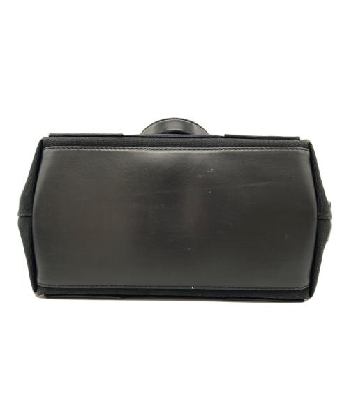 BALENCIAGA（バレンシアガ）BALENCIAGA (バレンシアガ) キャンバストートバッグ ブラック×アイボリーの古着・服飾アイテム
