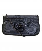 CHANELシャネル）の古着「アイコンミニチェーンバッグ」｜ブラック