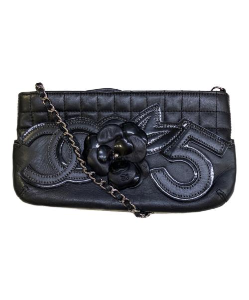 CHANEL（シャネル）CHANEL (シャネル) アイコンミニチェーンバッグ ブラックの古着・服飾アイテム