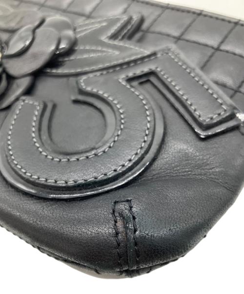 CHANEL（シャネル）CHANEL (シャネル) アイコンミニチェーンバッグ ブラックの古着・服飾アイテム