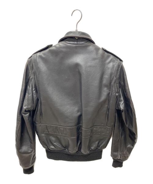 Schott（ショット）Schott (ショット) フライトレザージャケット ブラック サイズ:42の古着・服飾アイテム