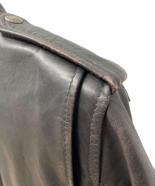 Schott（ショット）Schott (ショット) フライトレザージャケット ブラック サイズ:42の古着・服飾アイテム