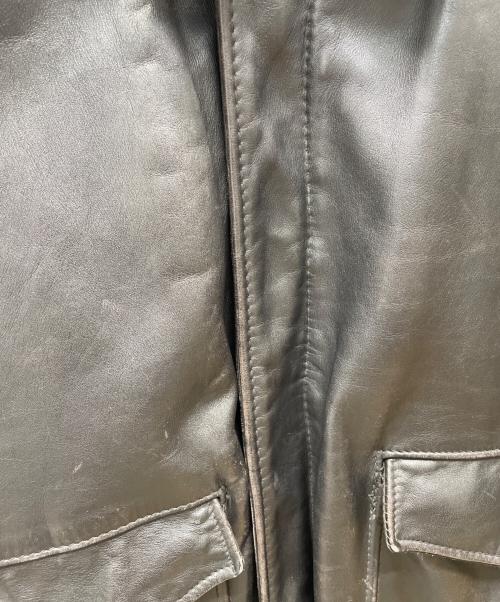 Schott（ショット）Schott (ショット) フライトレザージャケット ブラック サイズ:42の古着・服飾アイテム