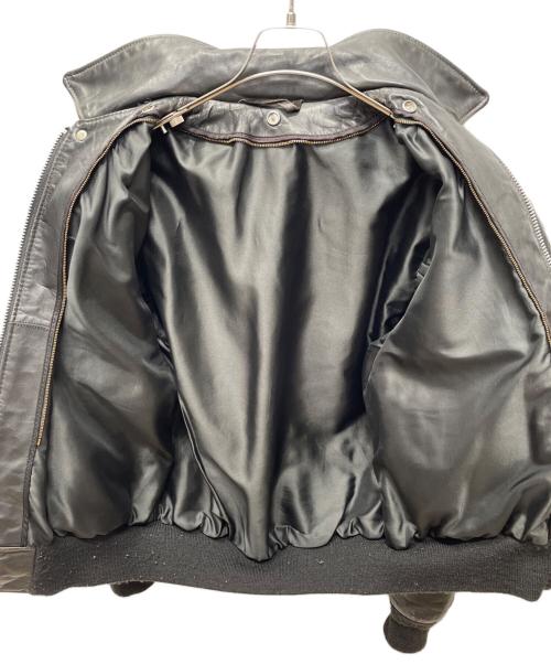 Schott（ショット）Schott (ショット) フライトレザージャケット ブラック サイズ:42の古着・服飾アイテム