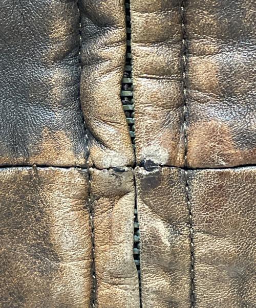 HARLEY-DAVIDSON（ハーレーダビッドソン）HARLEY-DAVIDSON (ハーレーダビッドソン) レザージャケット ブラウン サイズ:40の古着・服飾アイテム