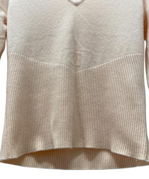 CHANEL（シャネル）CHANEL (シャネル) 薄手ニット ピンク サイズ:42の古着・服飾アイテム