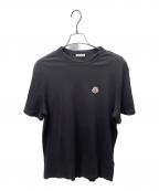 MONCLERモンクレール）の古着「半袖Tシャツ」｜ブラック