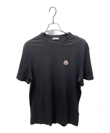 中古・古着通販】MONCLER (モンクレール) 半袖Tシャツ ブラック サイズ