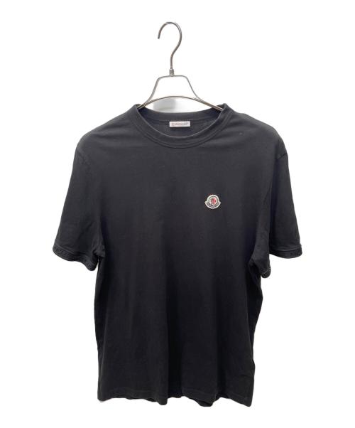 MONCLER（モンクレール）MONCLER (モンクレール) 半袖Tシャツ ブラック サイズ:Lの古着・服飾アイテム