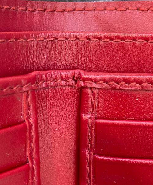 GUCCI（グッチ）GUCCI (グッチ) 2つ折り財布 レッドの古着・服飾アイテム