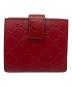 GUCCI (グッチ) 2つ折り財布 レッド：30000円