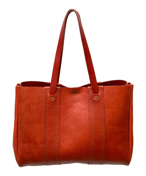 Herz（ヘルツ）Herz (ヘルツ) レザートートバッグ レッドの古着・服飾アイテム