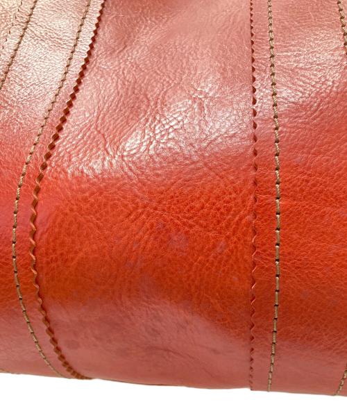 Herz（ヘルツ）Herz (ヘルツ) レザートートバッグ レッドの古着・服飾アイテム