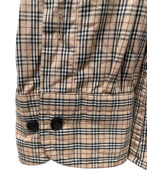 BURBERRY BLACK LABEL（バーバリーブラックレーベル）BURBERRY BLACK LABEL (バーバリーブラックレーベル) ノバチェック 長袖シャツ ブラウン サイズ:Mの古着・服飾アイテム