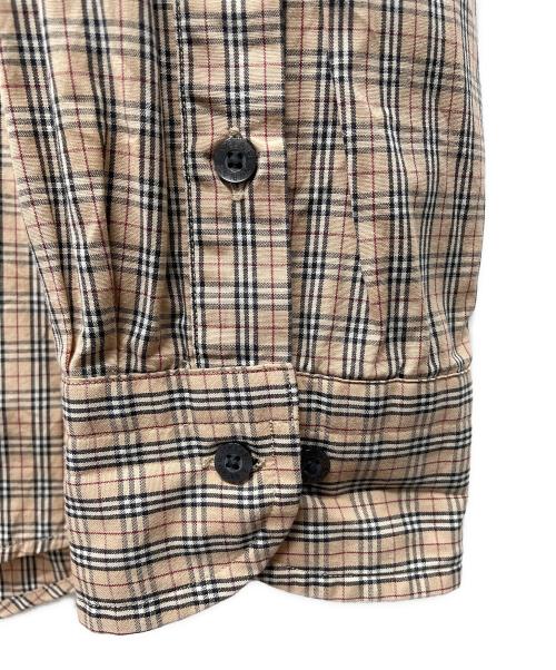 BURBERRY BLACK LABEL（バーバリーブラックレーベル）BURBERRY BLACK LABEL (バーバリーブラックレーベル) ノバチェック 長袖シャツ ブラウン サイズ:Mの古着・服飾アイテム