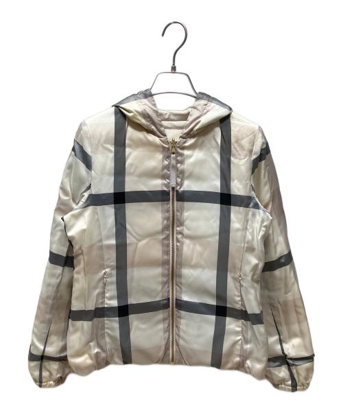 BLUE LABEL CRESTBRIDGE（ブルーレーベルクレストブリッジ）BLUE LABEL CRESTBRIDGE (ブルーレーベルクレストブリッジ) ダウンジャケット ベージュ サイズ:38の古着・服飾アイテム