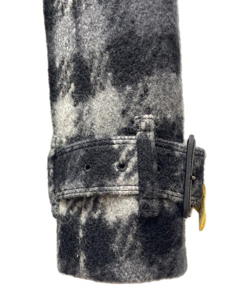 BURBERRY LONDON（バーバリーロンドン）BURBERRY LONDON (バーバリーロンドン) ウールコート ブラック×グレー サイズ:38の古着・服飾アイテム