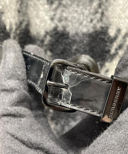 BURBERRY LONDON（バーバリーロンドン）BURBERRY LONDON (バーバリーロンドン) ウールコート ブラック×グレー サイズ:38の古着・服飾アイテム