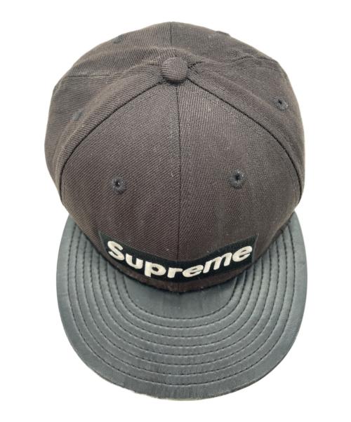 New Era（ニューエラ）New Era (ニューエラ) Supreme (シュプリーム) キャップ ブラック サイズ:60.6cmの古着・服飾アイテム