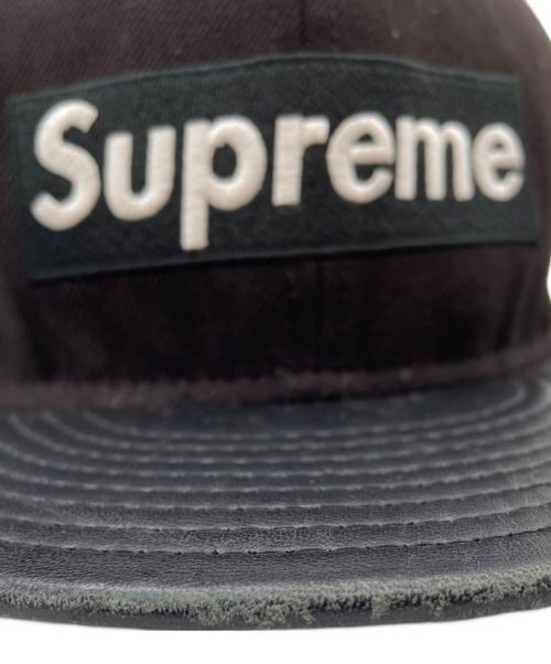 New Era（ニューエラ）New Era (ニューエラ) Supreme (シュプリーム) キャップ ブラック サイズ:60.6cmの古着・服飾アイテム