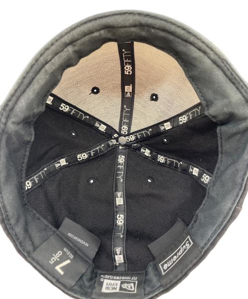 New Era（ニューエラ）New Era (ニューエラ) Supreme (シュプリーム) キャップ ブラック サイズ:60.6cmの古着・服飾アイテム