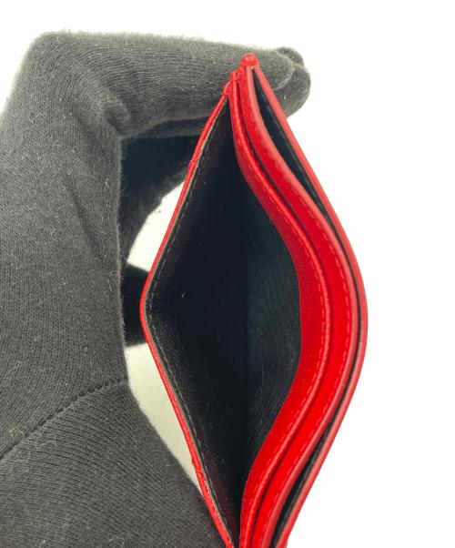 Yves Saint Laurent（イヴサンローラン）Yves Saint Laurent (イヴサンローラン) カードケース レッドの古着・服飾アイテム