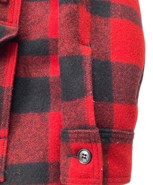 FILSON GARMENT（フィルソン ガーメント）FILSON GARMENT (フィルソン ガーメント) マッキーノジャケット レッド×ブラック サイズ:40の古着・服飾アイテム