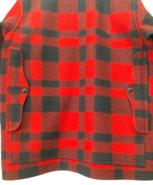 FILSON GARMENT（フィルソン ガーメント）FILSON GARMENT (フィルソン ガーメント) マッキーノジャケット レッド×ブラック サイズ:40の古着・服飾アイテム