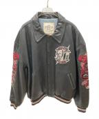 SALLY&JOHNサリー&ジョン）の古着「レザージャケット」｜ブラック