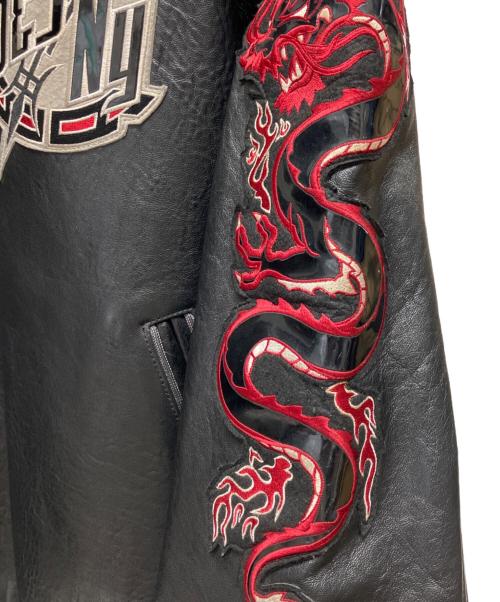 SALLY&JOHN（サリー&ジョン）SALLY&JOHN (サリー&ジョン) レザージャケット ブラック サイズ:5XLの古着・服飾アイテム