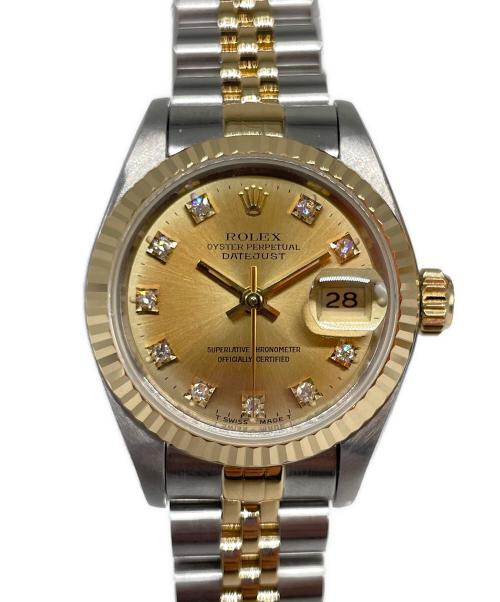 ROLEX（ロレックス）ROLEX (ロレックス) Datejust 26 デイトジャスト26 Ref.69173G シャンパンゴールド文字盤 シャンパン文字盤の古着・服飾アイテム