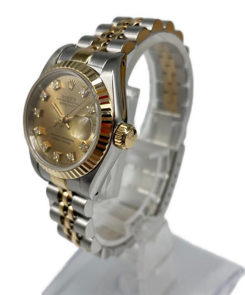 ROLEX（ロレックス）ROLEX (ロレックス) Datejust 26 デイトジャスト26 Ref.69173G シャンパンゴールド文字盤 シャンパン文字盤の古着・服飾アイテム