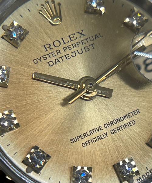 ROLEX（ロレックス）ROLEX (ロレックス) Datejust 26 デイトジャスト26 Ref.69173G シャンパンゴールド文字盤 シャンパン文字盤の古着・服飾アイテム