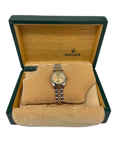 ROLEX（ロレックス）ROLEX (ロレックス) Datejust 26 デイトジャスト26 Ref.69173G シャンパンゴールド文字盤 シャンパン文字盤の古着・服飾アイテム