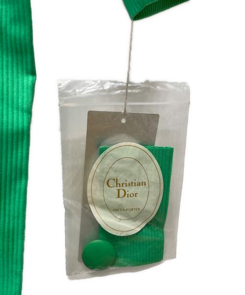 Christian Dior（クリスチャン ディオール）Christian Dior (クリスチャン ディオール) 長袖ワンピース グリーン サイズ:9号の古着・服飾アイテム