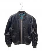 DIESELディーゼル）の古着「MA-1ジャケット」｜ブラック