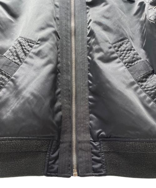 DIESEL（ディーゼル）DIESEL (ディーゼル) MA-1ジャケット ブラック サイズ:Sの古着・服飾アイテム