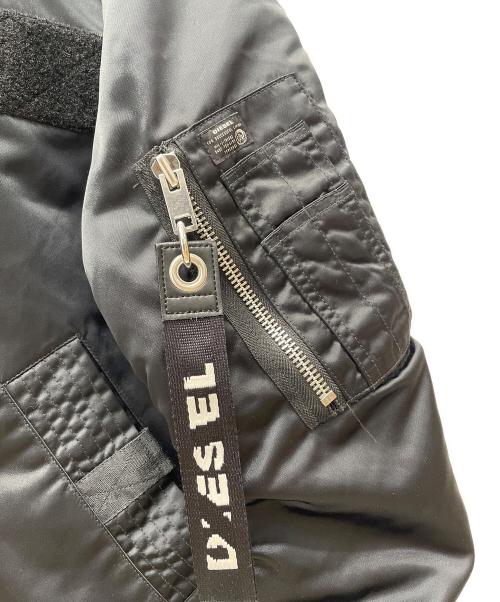 DIESEL（ディーゼル）DIESEL (ディーゼル) MA-1ジャケット ブラック サイズ:Sの古着・服飾アイテム