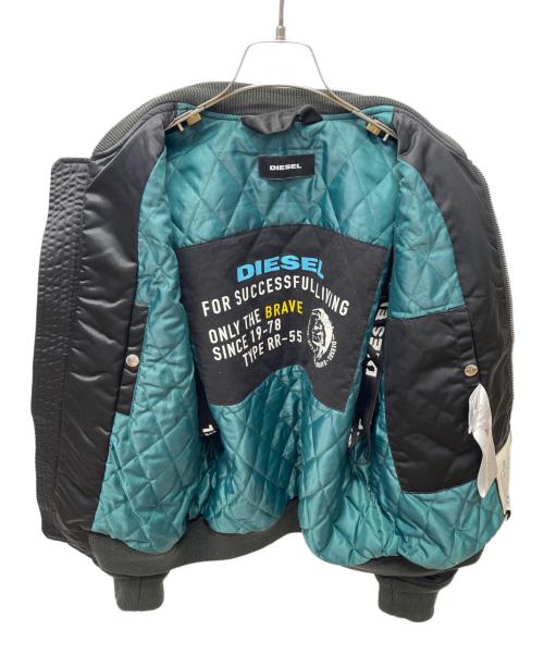 DIESEL（ディーゼル）DIESEL (ディーゼル) MA-1ジャケット ブラック サイズ:Sの古着・服飾アイテム