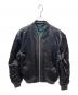 DIESEL（ディーゼル）の古着「MA-1ジャケット」｜ブラック