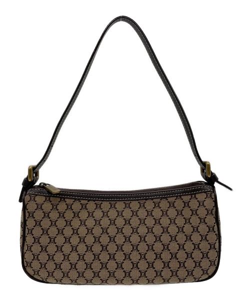 CELINE（セリーヌ）CELINE (セリーヌ) アクセサリーポーチ ベージュ×ブラウンの古着・服飾アイテム