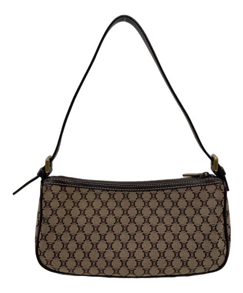 CELINE（セリーヌ）CELINE (セリーヌ) アクセサリーポーチ ベージュ×ブラウンの古着・服飾アイテム